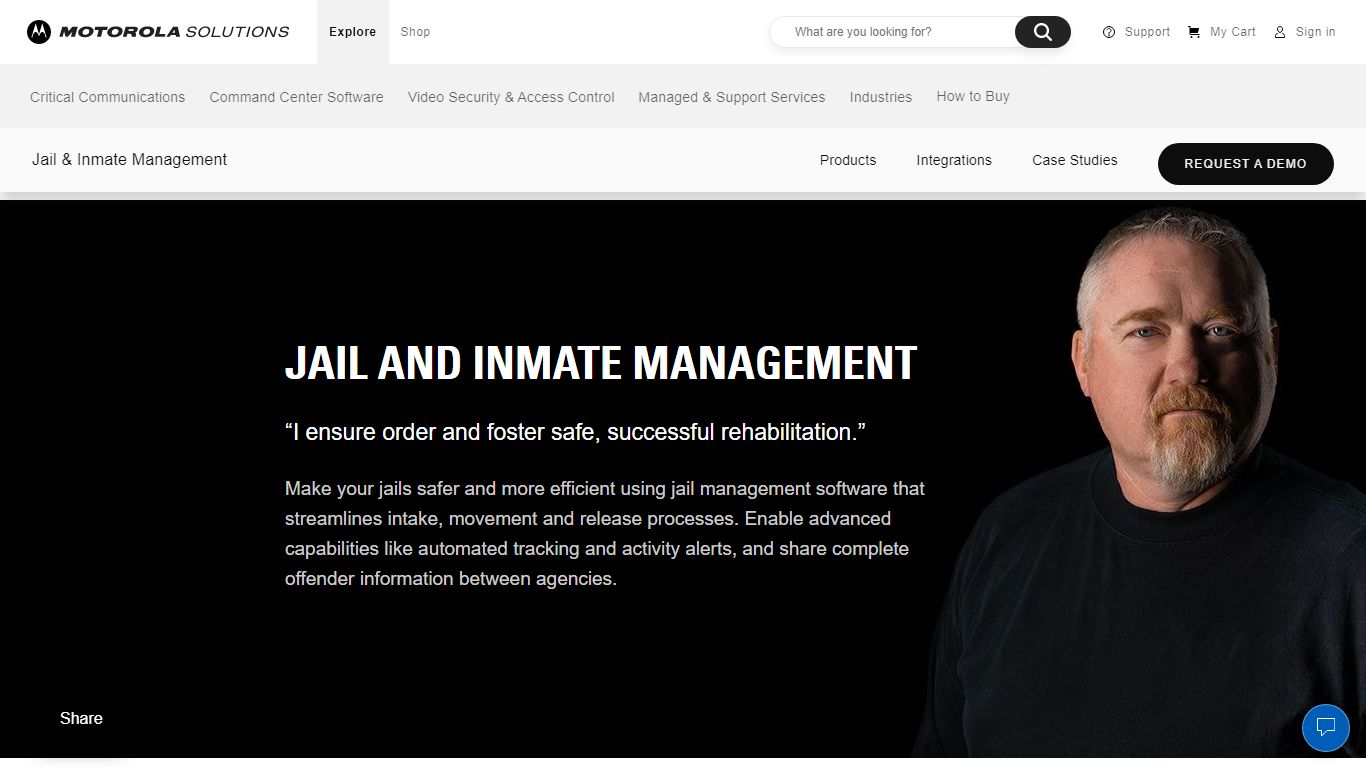 Jail Information Management System - Motorola Solutions