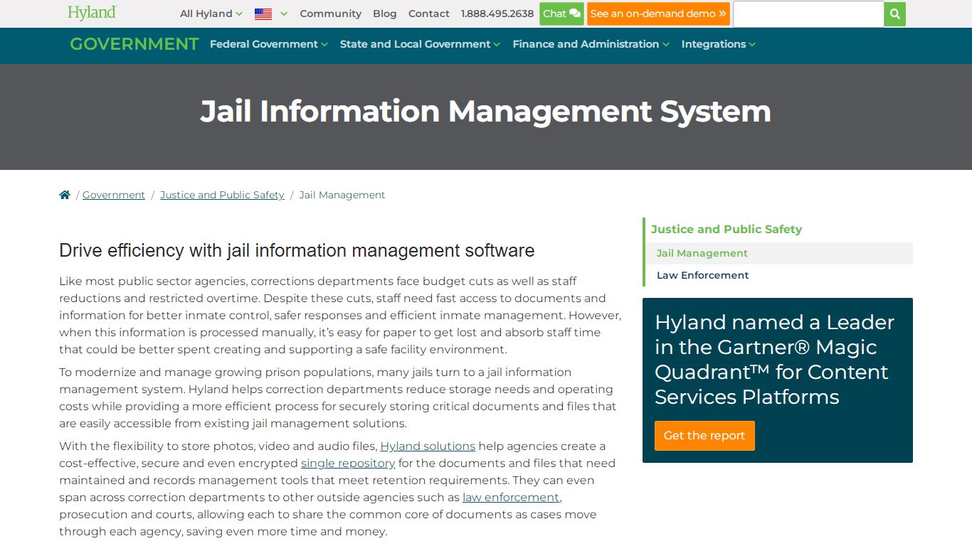 Jail Information Management System | Records Management | Hyland